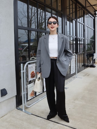 「JUNG SAEM MOOL（ジョンセンムル）のJUNG SAEM MOOL スキンヌーダークッション（ファンデーション）」を使った、miisuuzuukiiさん（レディース・162cm）の秋コーディネート