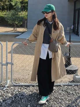 「アイテム（コスメキット/ギフトセット）」を使った、miisuuzuukiiさん（レディース・162cm）の秋コーディネート