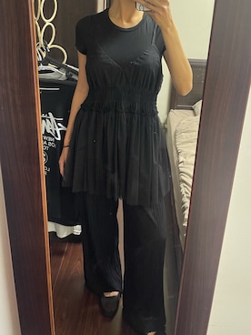 「アイテム（バレエシューズ）」を使った、Milly Fuさん（レディース・164cm）の秋コーディネート