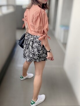 「Candy Beans（キャンディビーンズ）のアイテム」を使った、meiさん（レディース・149cm）の秋コーディネート