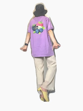 「イロモノ」｜Yocchi💜💛♪相互さん（レディース・159cm）の夏コーディネート