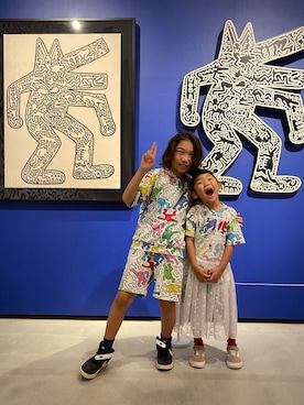 「アイテム（セットアップ）」を使った、komaさん（キッズ・100cm）の夏コーディネート