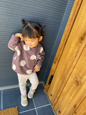 「1歳6ヶ月」｜komaさん（キッズ・110cm）の春コーディネート