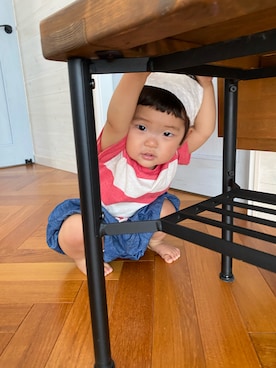 「10ヶ月」｜komaさん（キッズ・110cm）の夏コーディネート