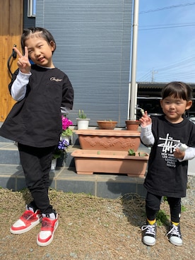 komaさん（キッズ・120cm）の春コーディネート