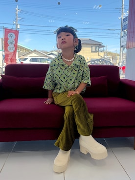 komaさん（キッズ・120cm）の春コーディネート