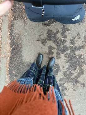 「LENO（リノ）のアイテム」を使った、　ユさん（レディース・156cm）の冬コーディネート