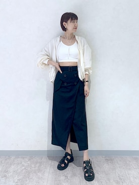 「アイテム（キャミソール）」を使った、さとぅーさん（レディース・170cm・30代）の夏コーディネート