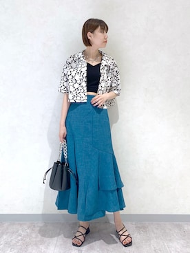 「アイテム（タンクトップ）」を使った、さとぅーさん（レディース・170cm・30代）の夏コーディネート