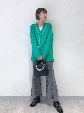 「アイテム（パンプス）」を使った、さとぅーさん（レディース・170cm）の冬コーディネート