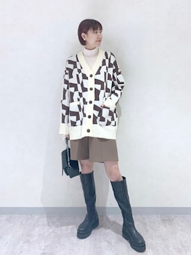 「PAGEBOY（ページボーイ）のアイテム（その他パンツ）」を使った、さとぅーさん（レディース・170cm）の秋コーディネート