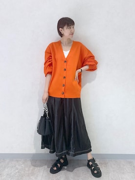 「アイテム（キャミソール）」を使った、さとぅーさん（レディース・170cm・30代）の夏コーディネート