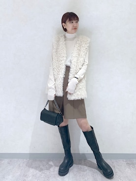 「PAGEBOY（ページボーイ）のアイテム（その他パンツ）」を使った、さとぅーさん（レディース・170cm）の秋コーディネート