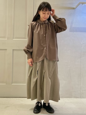 「FRAPBOIS」｜「アイテム（その他シューズ）」を使った、kunichikaさん（レディース・151cm）の秋コーディネート