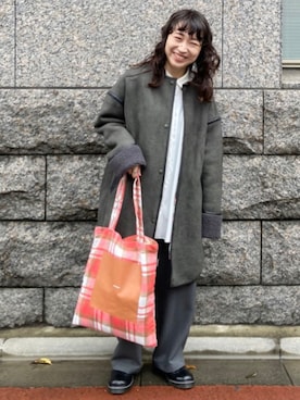 「FRAPBOIS」｜「アイテム（ブルゾン）」を使った、kunichikaさん（レディース・151cm）の秋コーディネート