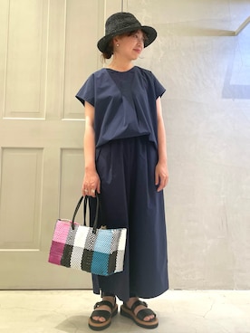「FRAPBOIS」｜「アイテム（その他トップス）」を使った、kunichikaさん（レディース・151cm）の夏コーディネート
