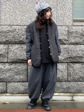 「FRAPBOIS」｜「アイテム（ブーツ）」を使った、kunichikaさん（レディース・151cm）の秋コーディネート