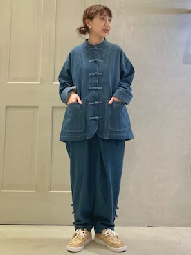「FRAPBOIS」｜「アイテム（その他シューズ）」を使った、kunichikaさん（レディース・151cm）の春コーディネート