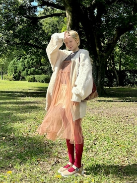 「アイテム（その他シューズ）」を使った、マチルダ さん（レディース・156cm）の秋コーディネート