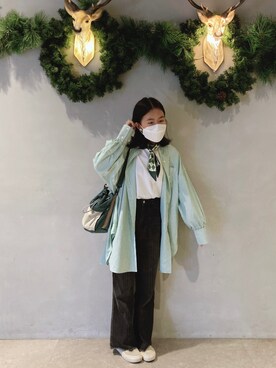 「plain-me（プレインミー）のアイテム（バッグ）」を使った、N7 Yãñĝ ｜ 🇹🇼さん（レディース・158cm）の秋コーディネート