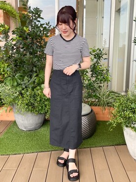 かほさん（レディース・153cm）の夏コーディネート
