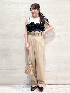 かほさん（レディース・153cm）の夏コーディネート