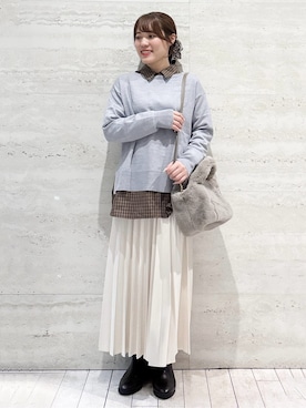 かほさん（レディース・153cm）の秋コーディネート