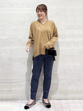 かほさん（レディース・153cm）の秋コーディネート