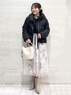 かほさん(レディース・153cm)の冬コーディネート