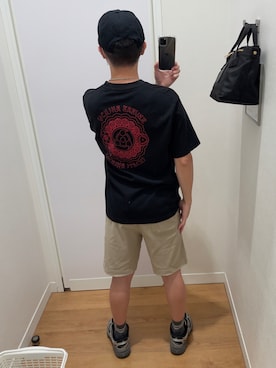 「アイテム（ソックス/靴下）」を使った、BryantCiouさん（メンズ・168cm）の夏コーディネート