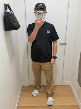 「アイテム（腕時計）」を使った、BryantCiouさん（メンズ・168cm）の冬コーディネート