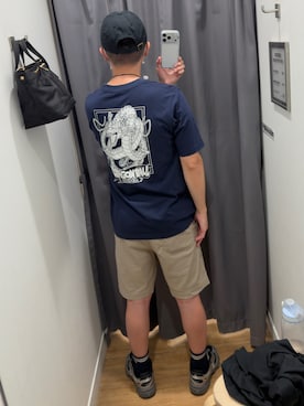 「アイテム（ソックス/靴下）」を使った、BryantCiouさん（メンズ・168cm）の秋コーディネート