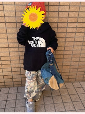 「アイテム（スウェット、ブラック系）」を使った、H．Ｙさん（キッズ・100cm）の秋コーディネート