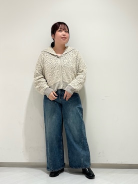 「アイテム（ヘアゴム）」を使った、くろさん（レディース・160cm）の秋コーディネート