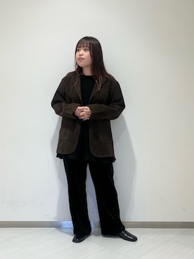 「アイテム（ワンピース/ドレス）」を使った、くろさん（レディース・160cm）の秋コーディネート