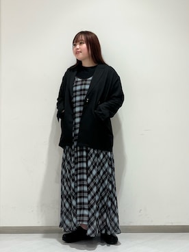 「KBF（ケイビーエフ）のアイテム（シューズ）」を使った、くろさん（レディース・160cm）の春コーディネート