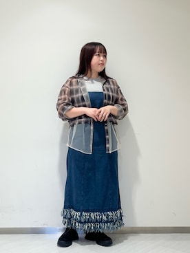 「アイテム（ワンピース/ドレス）」を使った、くろさん（レディース・160cm）の秋コーディネート
