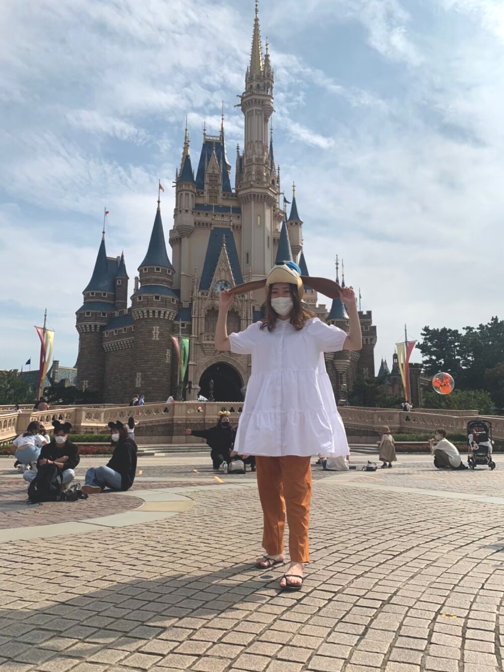 「低身長コーデ」｜「ZARAのアイテム（シャツワンピース、ホワイト系）」を使った、knnさん（レディース・152cm）の夏コーディネートの1枚目の写真
