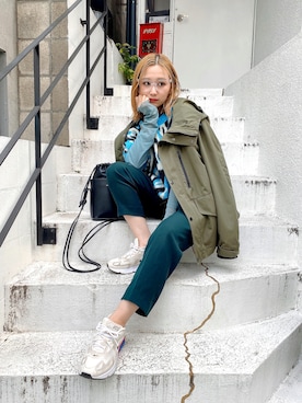 「JEANASIS（ジーナシス）のアイテム（その他トップス）」を使った、あさみさん（レディース・153cm）の冬コーディネート
