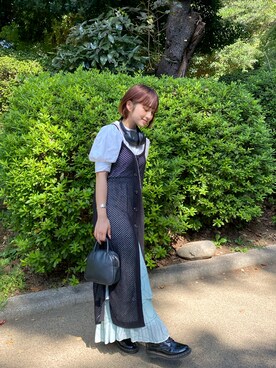 「アイテム（PC・スマホグッズ/家電）」を使った、マチダリンホウさん（レディース・151cm・20代）の秋コーディネート