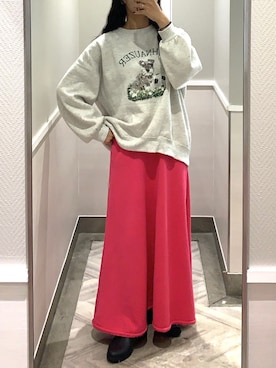 niinanaさん（レディース・155cm）の冬コーディネート