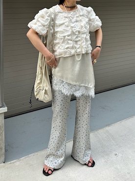 「YENNA（イェンナ）のアイテム」を使った、Sim_Ae_mi___さん（レディース・155cm）の夏コーディネート