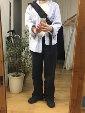 「YAKPAK（ヤックパック）のアイテム」を使った、kinuatuageさん（レディース・157cm）の春コーディネート