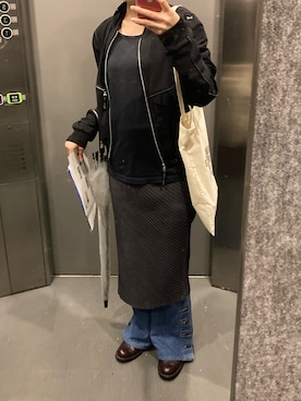 「ISSEY MIYAKE（イッセイミヤケ）のアイテム」を使った、kinuatuageさん（レディース・158cm）の秋コーディネート