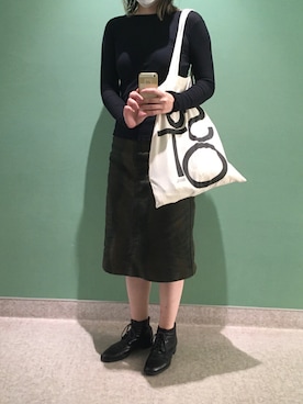 「POST（ポスト）のアイテム」を使った、kinuatuageさん（レディース・157cm）の秋コーディネート