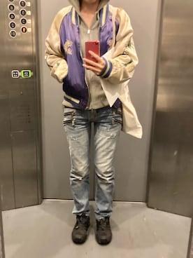 「BALMAIN（バルマン）のアイテム」を使った、kinuatuageさん（レディース・158cm）の秋コーディネート