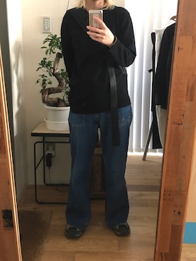 「YAKPAK（ヤックパック）のアイテム」を使った、kinuatuageさん（レディース・157cm）の秋コーディネート