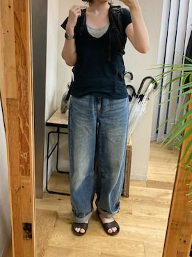 「アイテム（腕時計）」を使った、kinuatuageさん（レディース・158cm）の夏コーディネート