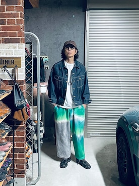 「RED WING（レッドウィング）のアイテム（シューズ）」を使った、h.s.k.さん（メンズ・176cm）の春コーディネート