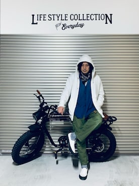 h.s.k.さん（メンズ・176cm）の春コーディネート